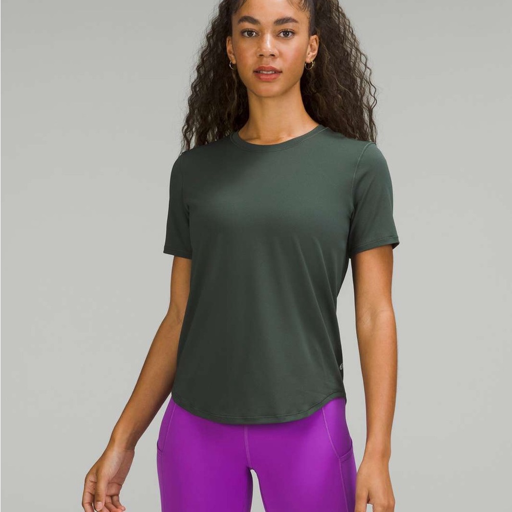 High-Neck Running and Training T-Shirt - Picture 2 of 6
